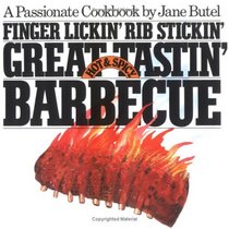 Finger Lickin' Rib Stickin' Great Tastin' Hot  Spicy Barbecue