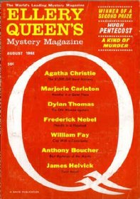 Ellery Queen's Mystery Magazine, August 1962 (Vol 40, No 2)