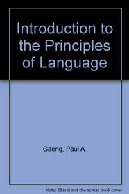 Introduction to the Principles of Language