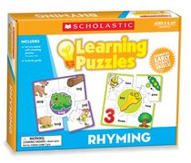 Scholastic Teacher's Friend Rhyming Learning Puzzles, Multiple Colors (TF7154)
