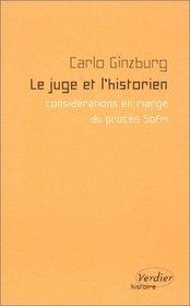 Le Juge et l'Historien : Considrations en marge du procs Sofri