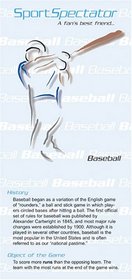SportSpectator Baseball Guide (Basic Baseball Rules and Strategies) (Pamphlet)