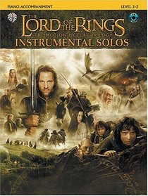 Lord of the Rings Instrumental: Piano Accompaniment (Book  CD)