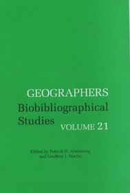 Geographers: Bibliographical Studies (Geographers)