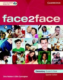 face2face Elementary Student's Book with CD ROM Spanish Edition