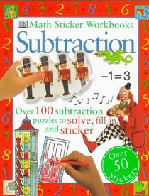 Math Sticker Workbooks: Subtraction