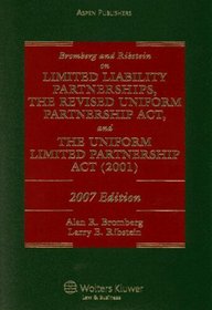Bromberg and Ribstein on Partnership Llps, Rupa, and Upla, 2007