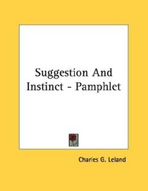 Suggestion And Instinct - Pamphlet