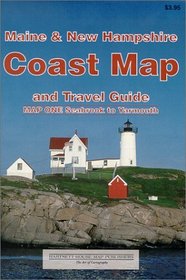 Maine  New Hampshire Coast Map and Travel Guide (Set)