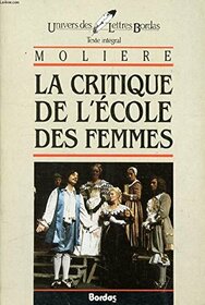 La\Critique de l'Ecole des Femmes