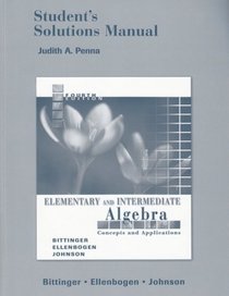 Elementary& Intermediate Alg: Concepts&applc