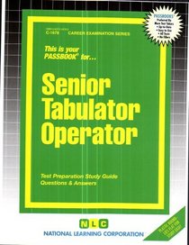 Senior Tabulator Operator
