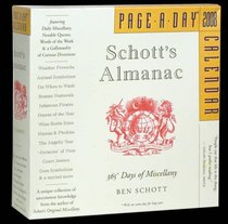 Schott's Almanac Page-A-Day Calendar 2008