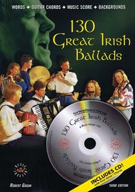 130 Great Irish Ballads (Book and CD)