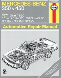 Haynes Repair Manual: Mercedes-Benz 350 and 450 V8, 1971-1980