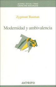 Modernidad y Ambivalencia (Spanish Edition)