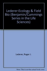 Ecology and Field Biology (Benjamin/Cummings Series in the Life Sciences)