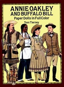 Annie Oakley and Buffalo Bill Paper Dolls in Full Color