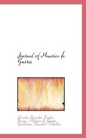 Journal of Maurice de Gurin