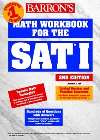 Barron's Math Workbook for the Sat I (Barron's Math Workbook for the Sat I)