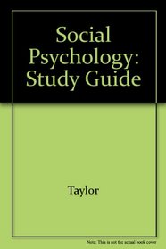 Social Psychology: Study Guide