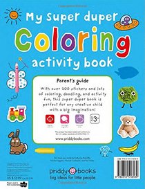 My Super Duper Coloring Activity Book