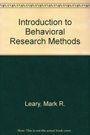 Introduction to Behavioral Research: