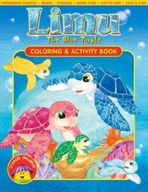 Limu The Blue Turtle Coloring & Activity Book