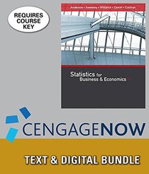 Bundle: Statistics for Business & Economics, 13th + LMS Integrated CengageNOWTM, 1 term Printed Access Card