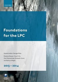 Foundations for the LPC 2013-14 (Legal Practice Course Guide)