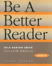 Be a Better Reader: Level E (Be a Better Reader)
