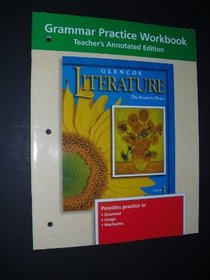 Glencoe Language Arts Grammar Practice Workbook Tae Grade 6