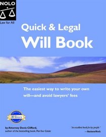 Quick & Legal Will Book: Legal Basics