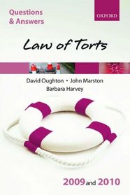 Q & A Law of Torts 2009 and 2010 (Questions and Answers)