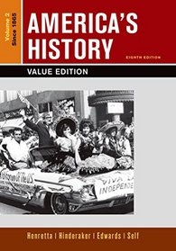 America's History, Value Edition, Volume 2