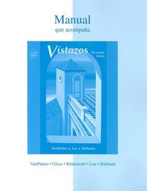 Workbook/ Lab Manual t/a Vistazos