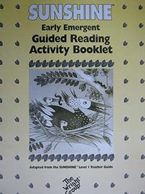 Sunshine Early Emergent Guided Reading Activity Booklet