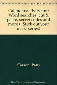 Calendar activity fun: Word searches, cut  paste, secret codes and more (