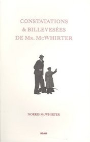 Constatations & billeveses de Mr. McWhirter