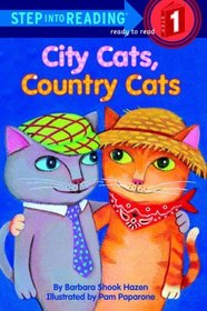 City Cats, Country Cats (Step-Into-Reading, Step 1)