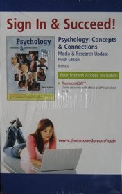 Psychology: Concepts and Connections ThomsonNOW Access Code