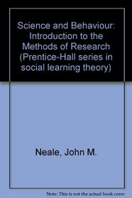 Science and Behaviour (Prentice-Hall Series in Social Learning Theory)