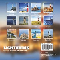 Lighthouse: Daily Planner Calendar 2017