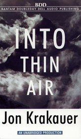 Into Thin Air (Audio Cassette) (Unabridged)