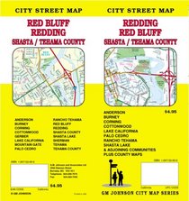 Redding, CA / Red Bluff / Shasta & Tehama Co Street Map