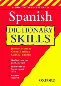 Spanish Dictionary Skills: Copymasters