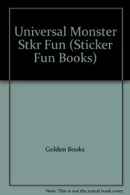 Universal Monster Stkr Fun (Sticker Fun Books)