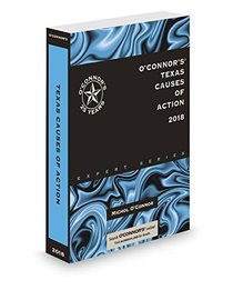 O'Connor's Texas Causes of Action 2018
