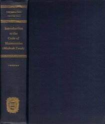 Introduction to the Code of Maimonides (Yale Judaica series)