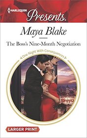 The Boss's Nine-Month Negotiation (One Night with Consequences) (Harlequin Presents, No 3516) (Larger Print)